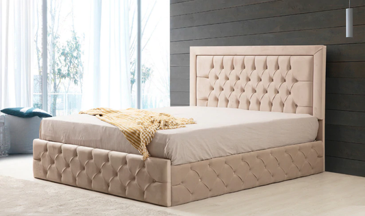 Cadre de Lit Roma - Beige