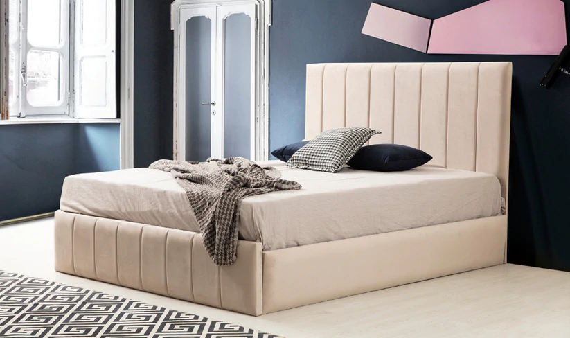 Cadre de Lit Polo - Beige