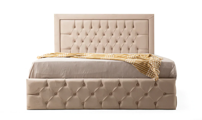 Cadre de Lit Roma - Beige