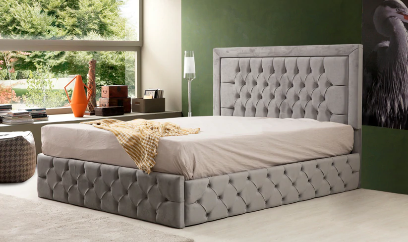 Cadre de Lit Roma - Gris