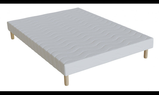 SOMMIER 140x190 + 4 pieds
