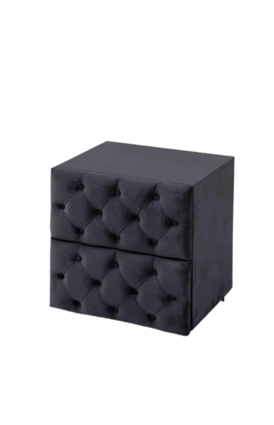 Table de chevet gris anthracite
