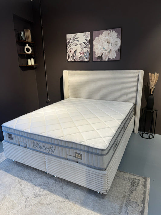 Lit double coffre en Velours – Clara